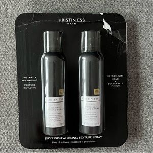 NWT Kristin Hess Dry Finish Workjng Texture Spray 2 Pack